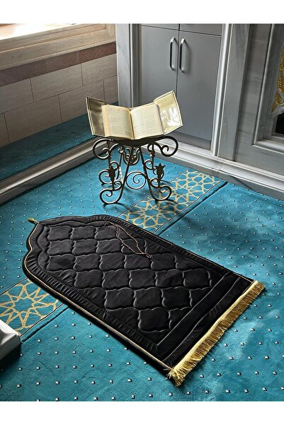 atexin İpek Kadife Konforlu Kapitone Seccade - Ortopedik Diz Ağrıtmayan Sünge...