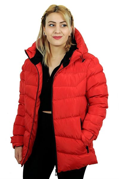 firststops Women's Red Door Fleece Puffer Coat Waterproof Windbreak All Sports Parka