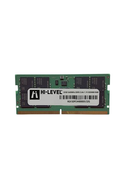 Hi-Level 32Gb 5600Mhz Ddr5 Cl46 1.1V Sodımm Ram Hlv-Sopc44800D5/32G