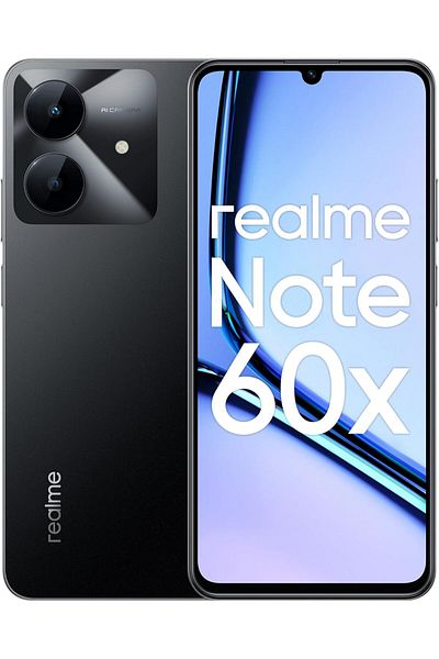 realme Note 60x 4G Dual SIM Marble black 3GB RAM 64GB - UAE version
