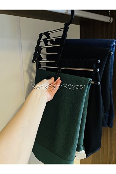 RENK YAPI RÜYASI Hareketli Dolap İçi Pantolon, Kravat,Şal, Sweatshirt, Kazak , Tişört Askı Sistemi Düzenleyici