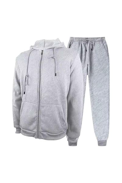 K&S Σετ με κουκούλα με φερμουάρ Oversize