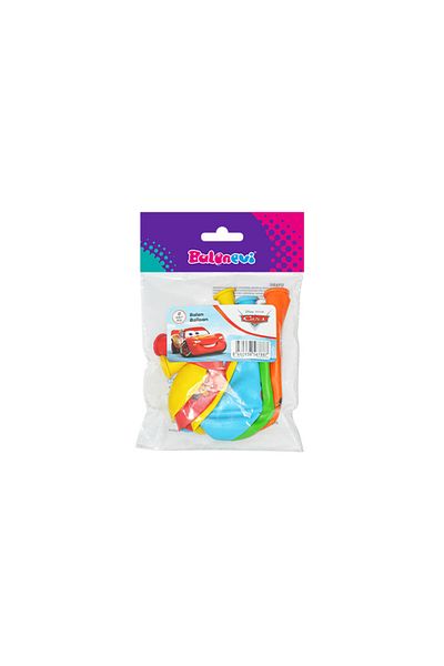 BalonEvi Cars Lightning Mcqeen Printed 8 Pack Balloon
