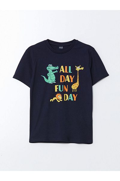 LC Waikiki New Season Crew Neck Boy's T-Shirt - S5Ja77Z4