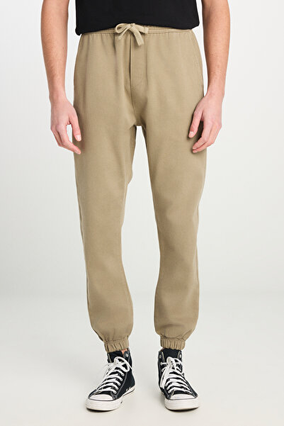 Lee Regular Fit Normal Kesim Ribanalı Paça Açık Yeşil Jogger Pantolon