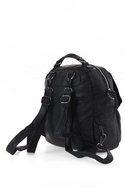 ÇÇS Leather Backpack and Shoulder Bag