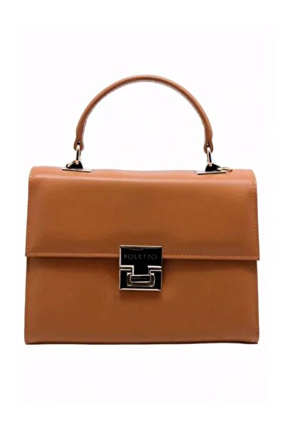 Poletto HAKİKİ DERİ TURUNCU Çanta EL Tutmalı CNT 776 V3