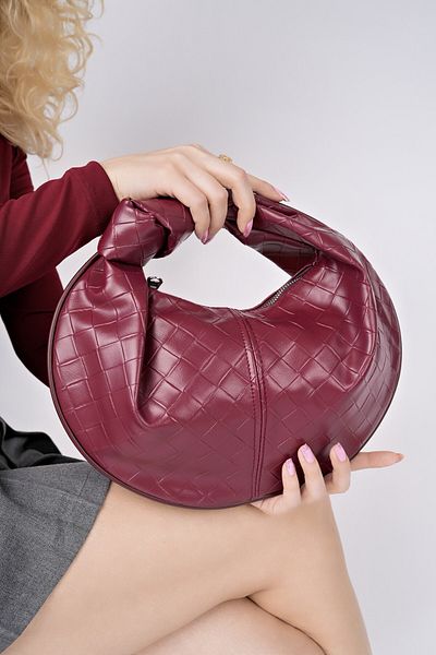 MUGGO Capsule Women's Knotted Oval Handbag