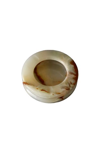 taru pasaj Natural Onyx Stone Ashtray - Handmade Decorative Ashtray