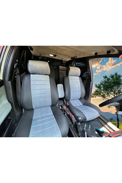 Dağ Oto Giyim FİAT TOFAŞ TEMPRA- ORTA K GRİ TAYTÜYÜ - KENAR SİYAH DERİ
