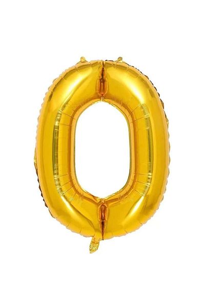 MAXEE STORE Balloon Aniversar Maxee, Litera O, Auriu, 40 cm