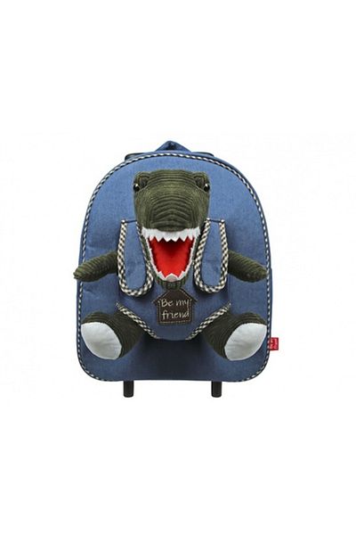 Perletti Troler Ghiozdan, Perletti, model Dinozaur Tim, 32 cm, colecția Perletti Toys