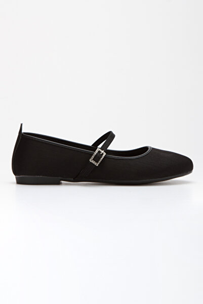 La Vivien Women's Daily Stone Buckle Comfortable Ballerinas