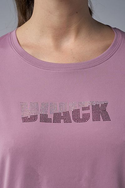 bilcee Blue Stone Printed T-Shirt Women's Lilac Stone Printed 4079 Model