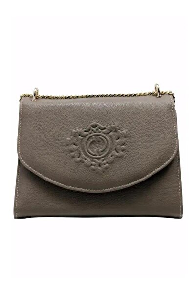 Poletto HAKİKİ DERİ GRI-SIYAH Çanta Omuz askılı CNT 793