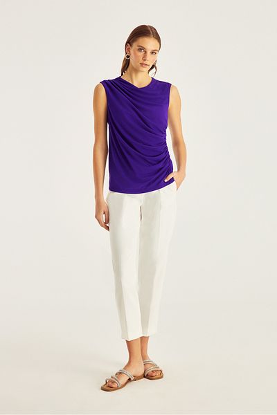 Naramaxx Drawstring Detailed Knitted Blouse