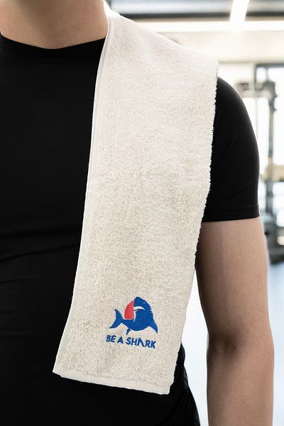 FAVORA Πετσέτα προπόνησης αθλητή - 105x30 cm Κρέμα