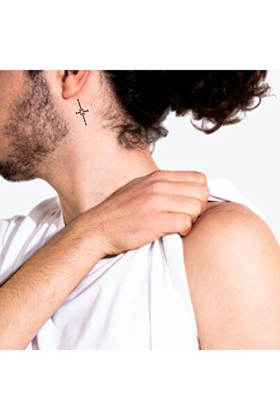 ONE SPRAY TATTOO Parmak Motifi 3 Dövme Şablonu (SPREYSİZ)