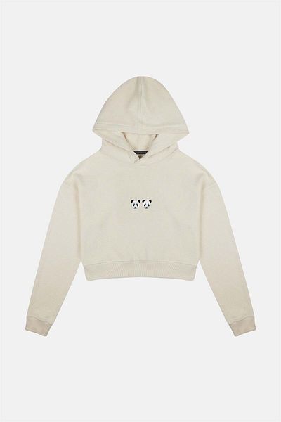 WWF Market SuperSoft Crop Hoodie, Chi & Chi - Εκριu