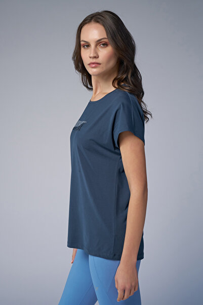 bilcee Γυναικείο μπλουζάκι με στάμπα από πέτρα από άνθρακα Μοντέλο: 4079