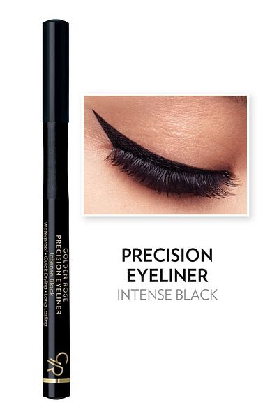Golden Rose Precision Liner 01 - Intense Black Eyeliner Pen - 8691190068523