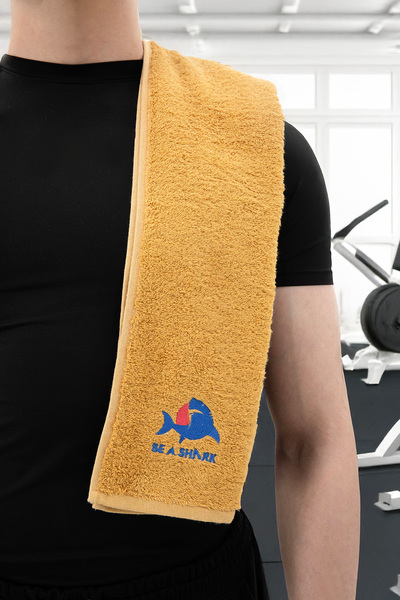 FAVORA Спортивний рушник для тренувань Gym Fitness Plates Бокс Теніс Спортивний рушник 105x30 см - Гірчичний