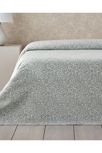 English Home Green Ecosoft Vertical Personality Piquet 200X220 cm Zeitlos Gärdn