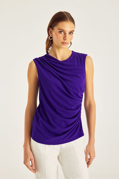 Naramaxx Drawstring Detailed Knitted Blouse