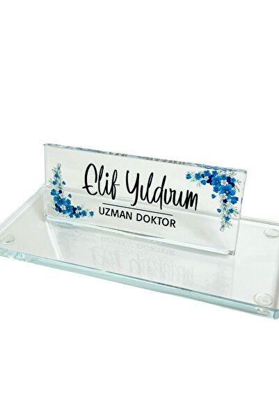 Woosen Kişiye Özel Kristal Masa İsimliği Uv Baskılı CW-3