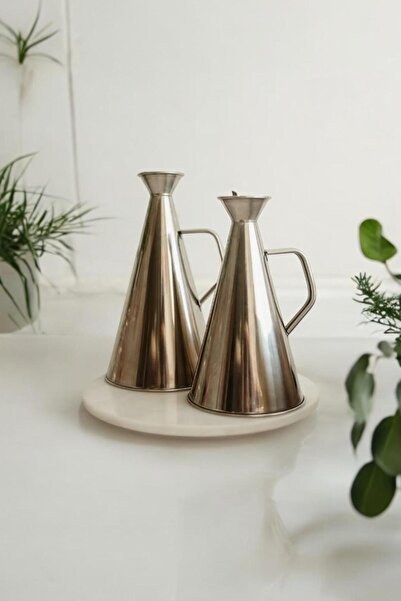 mightpera 2'li Paslanmaz Çelik Yağdanlık 1000 ml