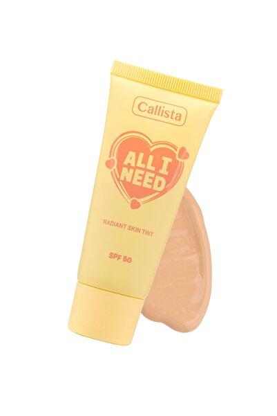 Callista All I Need Radiant Skin Tint SPF 50 Renk Tonu Eşitleyici Aydınlatıcı Krem