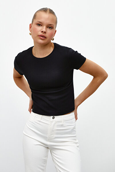 urban focus Sıfır Yaka T-Shirt