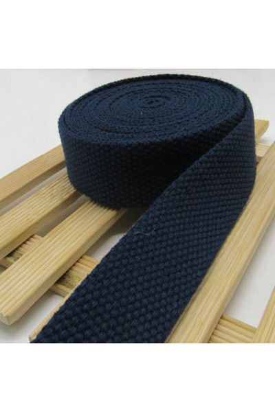 Choice Navy blue New 5Meters 32mm Canvas Ribbon Belt Bag  Cotton Webbing Canvas Webbing Knapsack Strapping