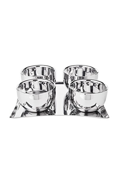 EDZARD Paslanmaz Çelik 4’Lü Dondurma Ve Çerezlik Seti