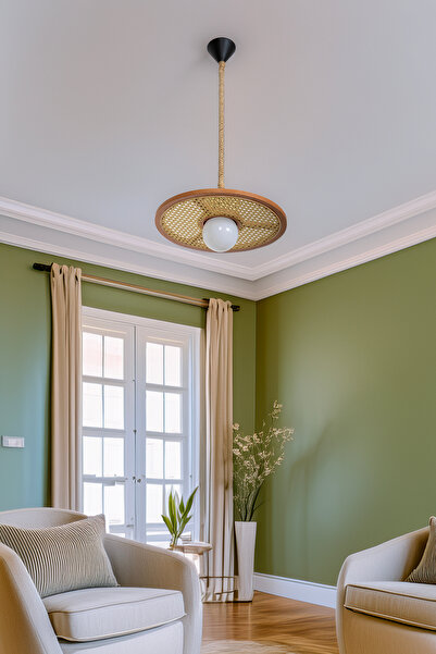 AHŞAP FABRİKASI Istanbul Serisi Lumina Hazeran Avize Sarkıt