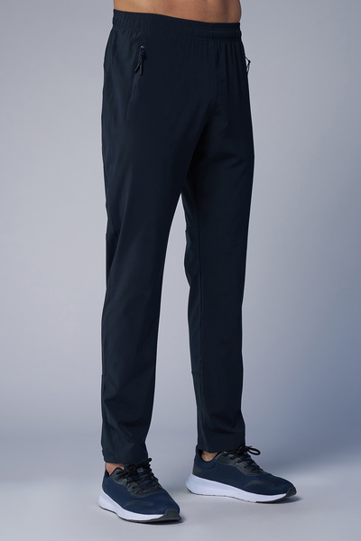 bilcee Men's Dark Navy Blue Training Slim Summer Men's Sweatpants 4137