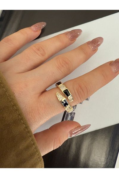 Pinery Jewels صف من الأحجار الكريمة الأفعى الدائري للنساء
