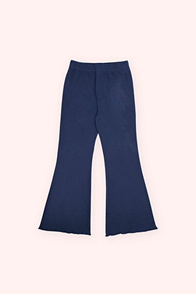 Panço Kız Çocuk Bol Paça Lacivert Tayt