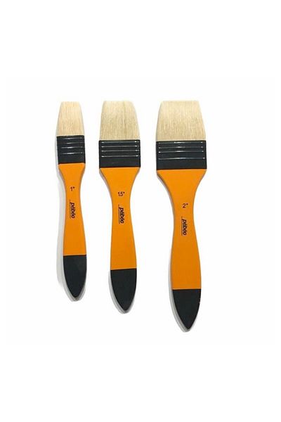 Pebeo Multi-Purpose Brush Set Set16 Synthetic Bristle Provided Suitable for Water Acrylic and Oil Painting Work