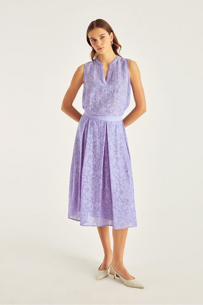 Naramaxx Pleated Midi Length Skirt