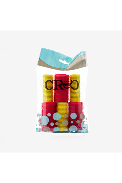 Croc 1209 Karma 6lı Bigudi Cırtlı Saç Bigudisi
