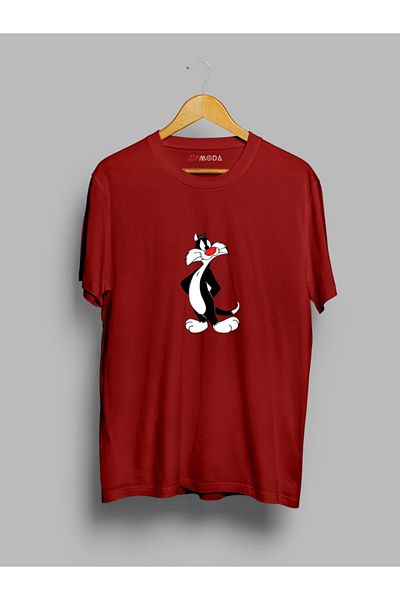 Pisa Art Μπλουζάκι με στάμπα Sylvester Design Oversize