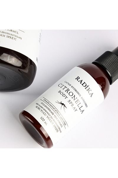 Radika Aromatherapy Insektenschutz, zum Schutz vor Mücken, 100% Rein, BIO, natürlich, 100 ml