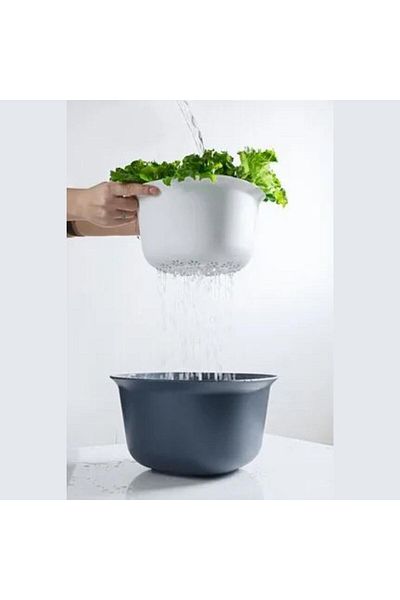Myend 4-Piece Kitchen Set with Strainer and Squeezer, Practical Mini Maxi Bowl Ultra Form