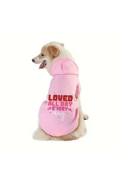 For a Fur Pink Sweatshirt for Large Breed Dogs