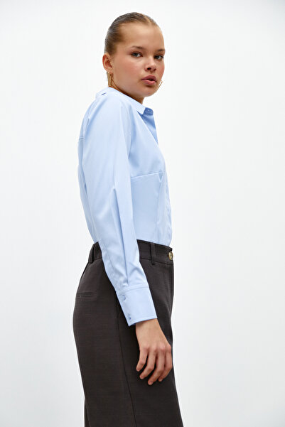 urban focus Basic Shirt with Hidden Placket