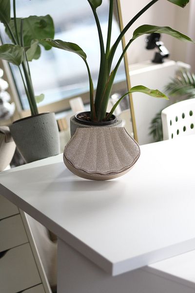 Moom Bag Γυναικεία τσάντα ώμου με αλυσίδα από χρυσό ασημί στρείδι