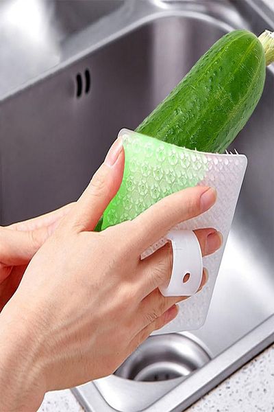 Tor Store Multi-Purpose Vegetable and Fruit Cleaning Peeling Brush