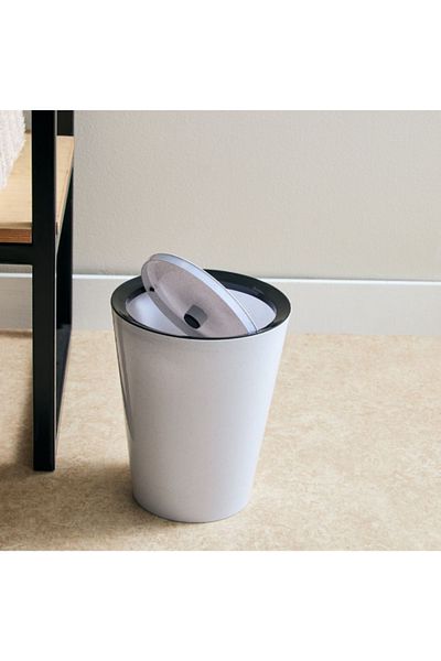 Home Box سلة مهملات ميداس بغطاء متأرجح - 8.5 لتر
