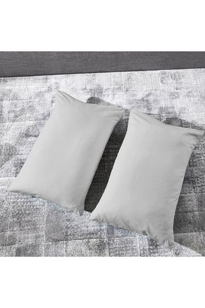 Home Box Ballina 2-Piece Solid Cotton Pillow Cover Set - 50x75 cm